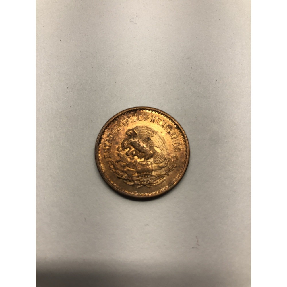 1954 Mexico Cinco Centavos - Picture 2 of 2